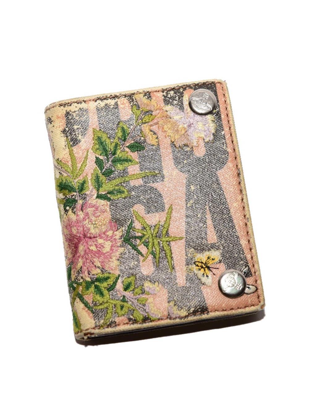 Vivienne Westwood Floral Embroidered Wallet